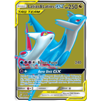 Latias & Latios GX 169/181 SM Team Up Holo Ultra Rare Full Art Pokemon Card NEAR MINT TCG