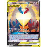 Latias & Latios GX 170/181 SM Team Up Holo Ultra Rare Full Art Pokemon Card NEAR MINT TCG