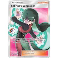 Sabrina's Suggestion 181/181 SM Team Up Holo Ultra Rare Full Art Pokemon Card NEAR MINT TCG