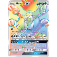 Hoopa GX 187/181 SM Team Up Holo Hyper Rare Full Art Pokemon Card NEAR MINT TCG