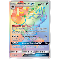 Incineroar GX 188/181 SM Team Up Holo Hyper Rare Full Art Pokemon Card NEAR MINT TCG