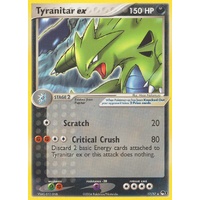 LIGHTLY PLAYED Tyranitar ex 17/17 POP Series 1 Ultra Rare Pokemon Card NEAR MINT TCG