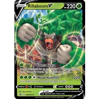 Rillaboom V SWSH014 Black Star Promo Pokemon Card NEAR MINT TCG