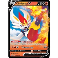 Cinderace V SWSH015 Black Star Promo Pokemon Card NEAR MINT TCG