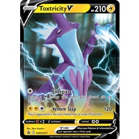 Toxtricity V SWSH017 Black Star Promo Pokemon Card NEAR MINT TCG