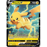 Pikachu V SWSH063 Black Star Promo Pokemon Card NEAR MINT TCG