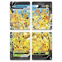 Pikachu V-Union SWSH139-142 (All four) Black Star Promos Pokemon Card NEAR MINT TCG