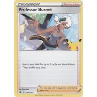 Professor Burnet SWSH167 (With 25th Stamp) Black Star Promo Pokemon Card NEAR MINT TCG