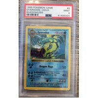 PSA MINT 9 Gyarados 1999 Pokemon Base Set 6 SHADOWLESS