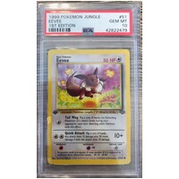 PSA GEM MINT 10 1ST EDITION EEVEE Pokemon JUNGLE 51