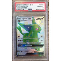 PSA GEM MINT 10 HIDDEN FATES ESPEON Pokemon SV60
