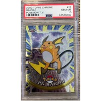 PSA GEM MINT 10 RAICHU TOPPS CHROME 26
