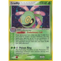 LIGHTLY PLAYED Cradily 7/108 EX Power Keepers Holo Rare Pokemon Card TCG