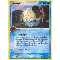 Omanyte 56/108 EX Power Keepers Common Pokemon Card NEAR MINT TCG