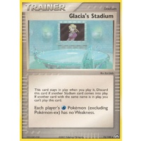 Glacia's Stadium 76/108 EX Power Keepers Uncommon Trainer Pokemon Card NEAR MINT TCG