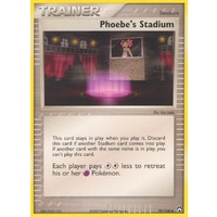 Phoebe's Stadium 79/108 EX Power Keepers Uncommon Trainer Pokemon Card NEAR MINT TCG