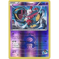 Team Aqua's Seviper 9/34 XY Double Crisis Reverse Holo Common Pokemon Card NEAR MINT TCG