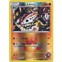 Team Magma's Lairon 13/34 XY Double Crisis Reverse Holo Common Pokemon Card NEAR MINT TCG
