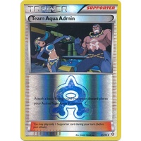 Team Aqua Admin 25/34 XY Double Crisis Reverse Holo Uncommon Trainer Pokemon Card NEAR MINT TCG