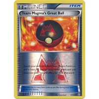 Team Magma's Great Ball 31/34 XY Double Crisis Reverse Holo Uncommon Trainer Pokemon Card NEAR MINT TCG
