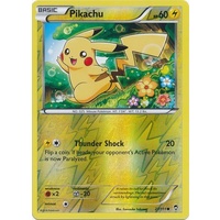 Pikachu 27/111 XY Furious Fists Reverse Holo Common Pokemon Card NEAR MINT TCG