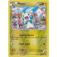 Minun 32/111 XY Furious Fists Reverse Holo Common Pokemon Card NEAR MINT TCG