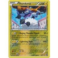 Thundurus 33/111 XY Furious Fists Reverse Holo Rare Pokemon Card NEAR MINT TCG