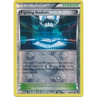 Fighting Stadium 90/111 XY Furious Fists Reverse Holo Uncommon Trainer Pokemon Card NEAR MINT TCG