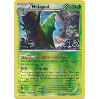 Metapod 2/106 XY Flashfire Reverse Holo Uncommon Pokemon Card NEAR MINT TCG