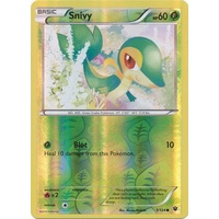 Snivy 5/124 XY Fates Collide Reverse Holo Common Pokemon Card NEAR MINT TCG