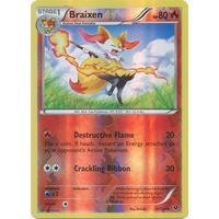 Braixen 12/124 XY Fates Collide Reverse Holo Uncommon Pokemon Card NEAR MINT TCG
