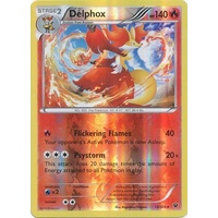 Delphox 13/124 XY Fates Collide Reverse Holo Rare Pokemon Card NEAR MINT TCG