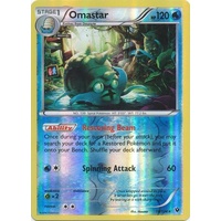 Omastar 18/124 XY Fates Collide Reverse Holo Rare Pokemon Card NEAR MINT TCG