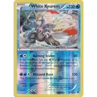 White Kyurem 21/124 XY Fates Collide Reverse Holo Rare Pokemon Card NEAR MINT TCG
