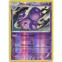 Weezing 28/124 XY Fates Collide Reverse Holo Uncommon Pokemon Card NEAR MINT TCG