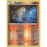 Diglett 36/124 XY Fates Collide Reverse Holo Common Pokemon Card NEAR MINT TCG