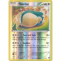 Snorlax 77/124 XY Fates Collide Reverse Holo Rare Pokemon Card NEAR MINT TCG