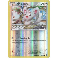 Minccino 86/124 XY Fates Collide Reverse Holo Common Pokemon Card NEAR MINT TCG