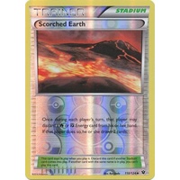 Scorched Earth 110/124 XY Fates Collide Reverse Holo Uncommon Trainer Pokemon Card NEAR MINT TCG