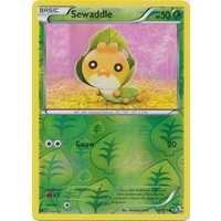 Sewaddle 10/113 BW Legendary Treasures Reverse Holo Common Pokemon Card NEAR MINT TCG