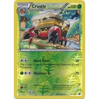 Crustle 14/113 BW Legendary Treasures Reverse Holo Uncommon Pokemon Card NEAR MINT TCG