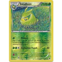 Swadloon 6/119 XY Phantom Forces Reverse Holo Uncommon Pokemon Card NEAR MINT TCG