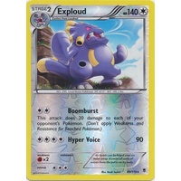 Exploud 85/119 XY Phantom Forces Reverse Holo Rare Pokemon Card NEAR MINT TCG