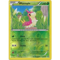 Wurmple 3/108 XY Roaring Skies Reverse Holo Common Pokemon Card NEAR MINT TCG