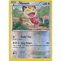 Meowth 67/108 XY Roaring Skies Reverse Holo Common Pokemon Card NEAR MINT TCG