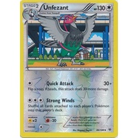 Unfezant 80/108 XY Roaring Skies Reverse Holo Uncommon Pokemon Card NEAR MINT TCG