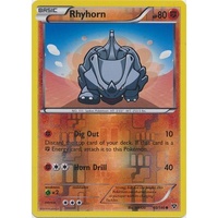 Rhyhorn 60/146 XY Base Set Reverse Holo Common Pokemon Card NEAR MINT TCG