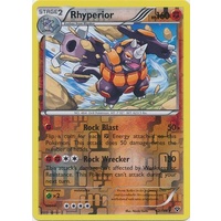 Rhyperior 62/146 XY Base Set Reverse Holo Rare Pokemon Card NEAR MINT TCG