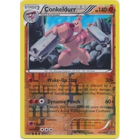 Conkeldurr 67/146 XY Base Set Reverse Holo Rare Pokemon Card NEAR MINT TCG