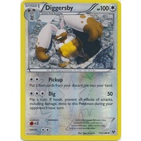 Diggersby 112/146 XY Base Set Reverse Holo Uncommon Pokemon Card NEAR MINT TCG